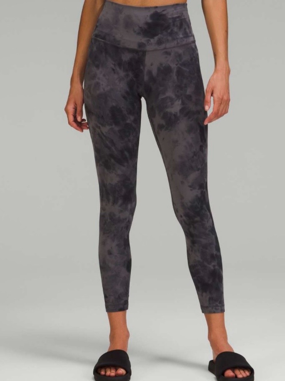 Lululemon RARE $118 Align High-Rise Pant 25" Diamond Dye Pitch Grey/Graphite